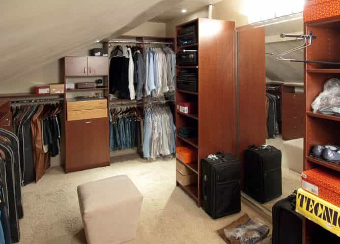 A closet system built in Yardley, PA.